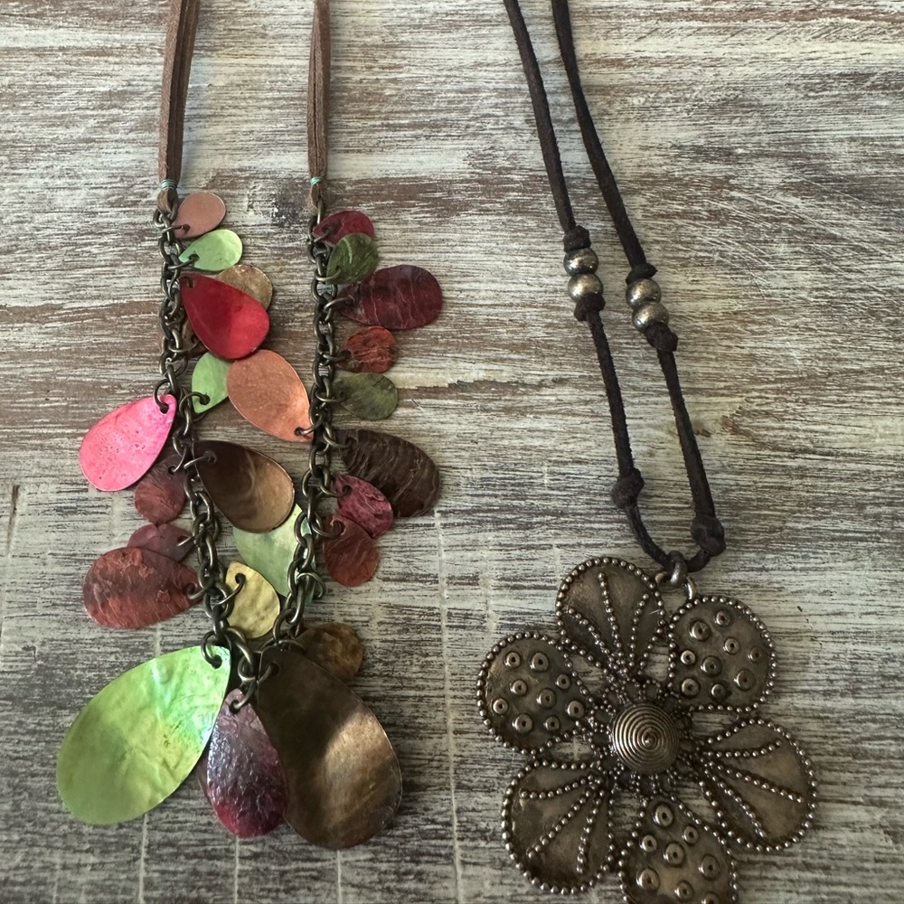 2 necklaces